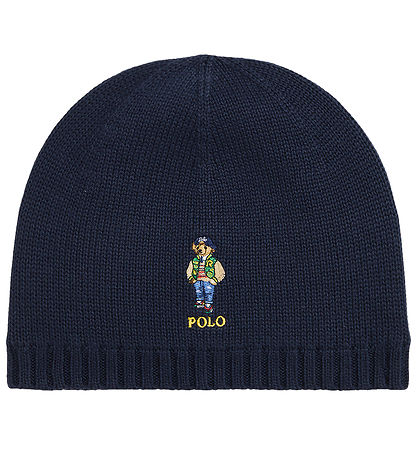 Polo Ralph Lauren Mütze m. Fleece - Strick - Navy