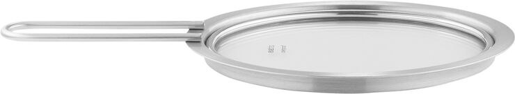 Eva Trio Tallerkenlåg 16cm Glas Sølv