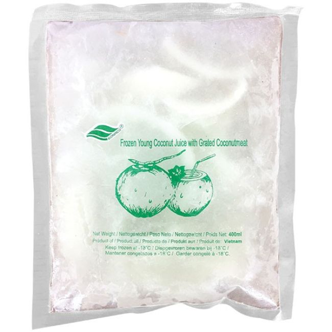 Sonaca Bevroren Kokoswater met Pulp 400ml