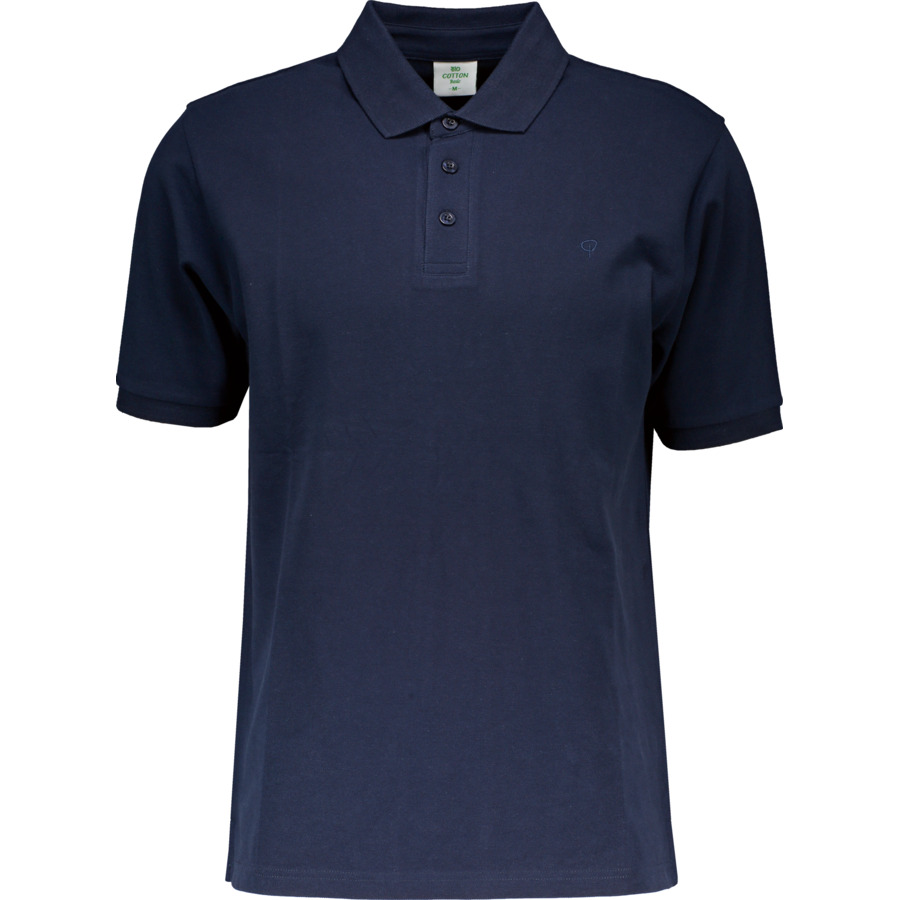 Herren-Poloshirt Bio, schwarz XL