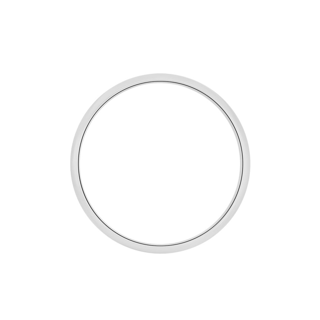 Alliance Aphroditia Demi Jonc Bombe Or Blanc
