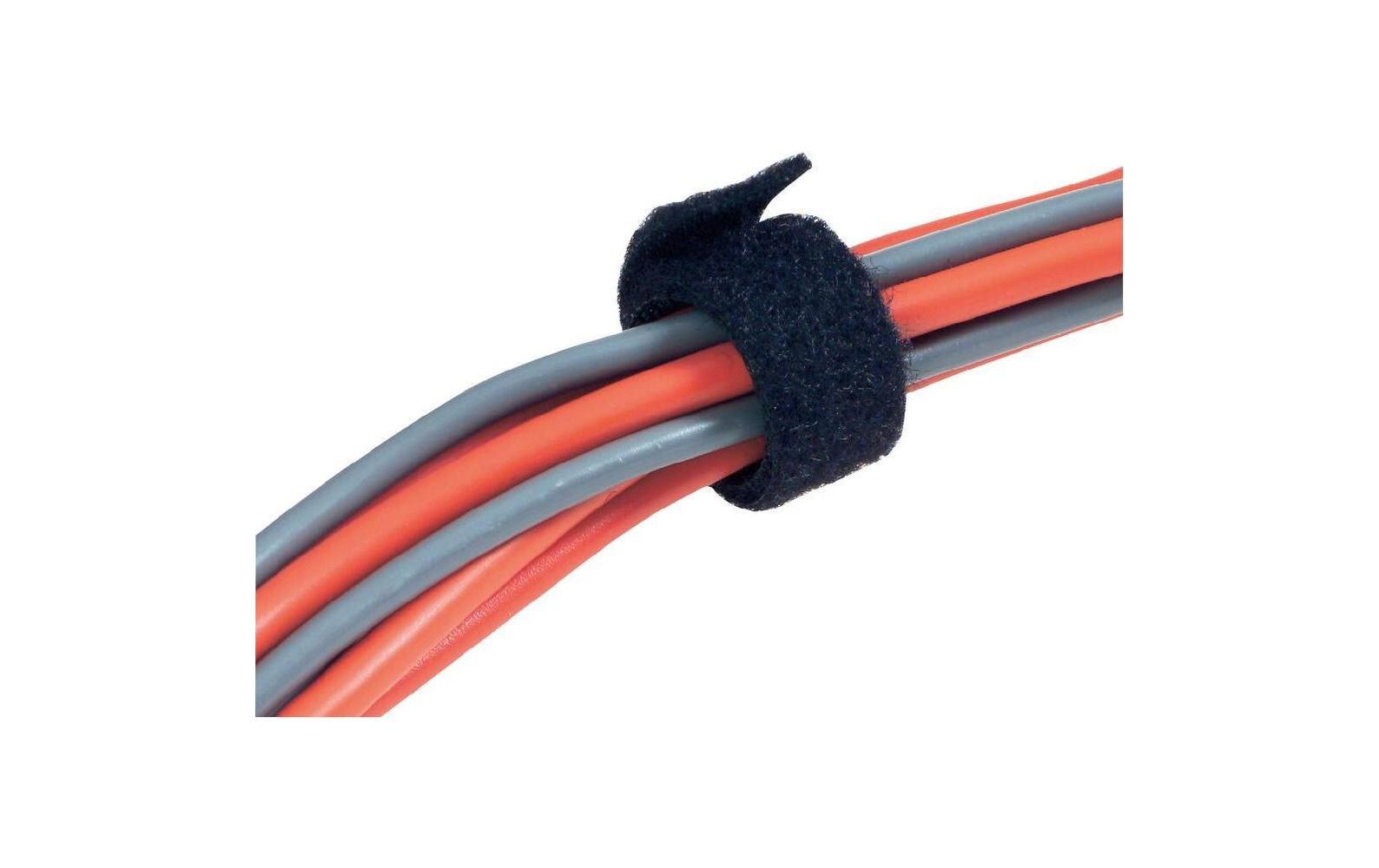 Klettband-Rolle Fast Strap 25 mm x 5 m, SchwarzKlett-Kabelbinder, 25 mm x 5 m, schwarz