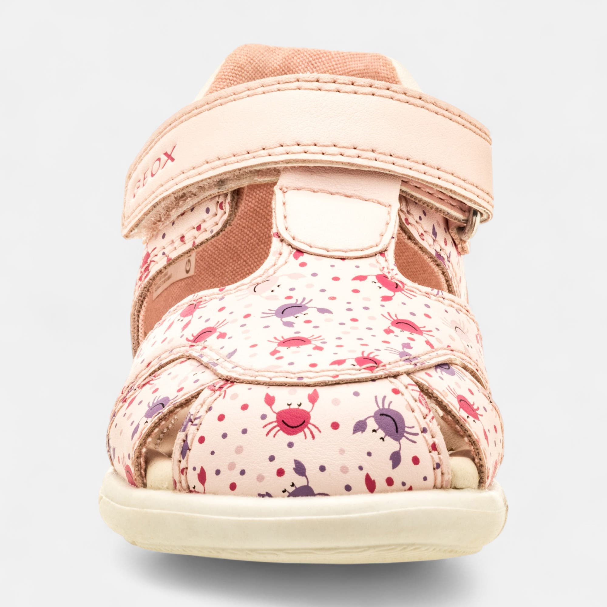 Nu-pieds Bébé fille rose