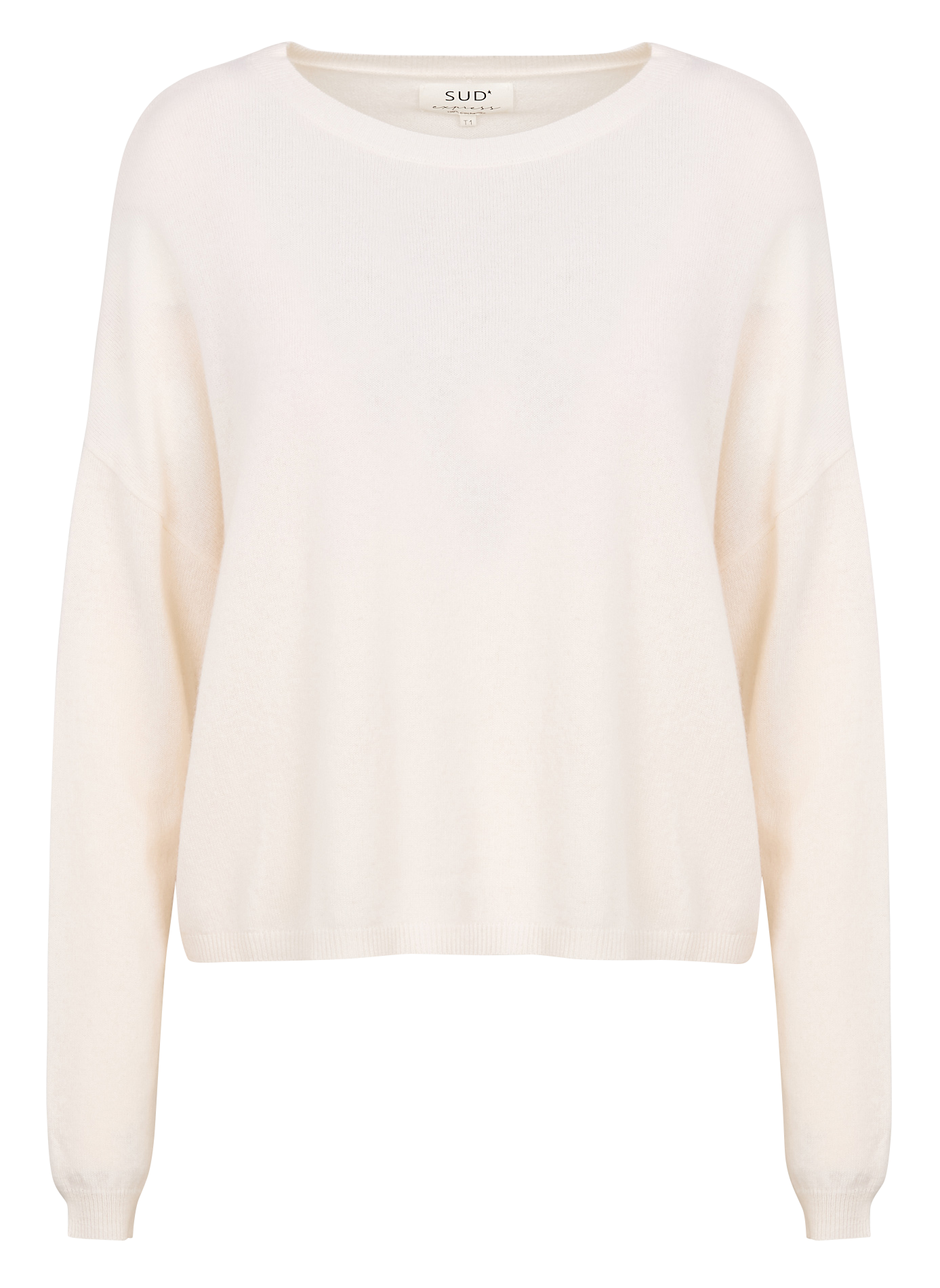 MONA - Pull col bateau en cachemire | Blanc