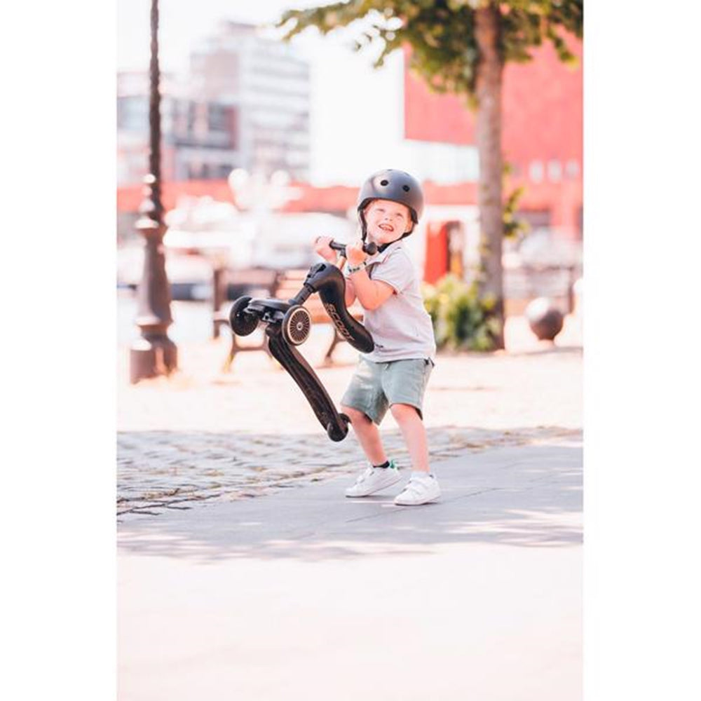 Highway Kick 1 Black/Gold - Scoot and Ride → Luksusbaby.dk