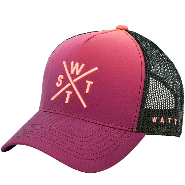Casquette WATTS WATTS TRUCKER CAP TOKYO CARBON DEEP DYE PURPLE