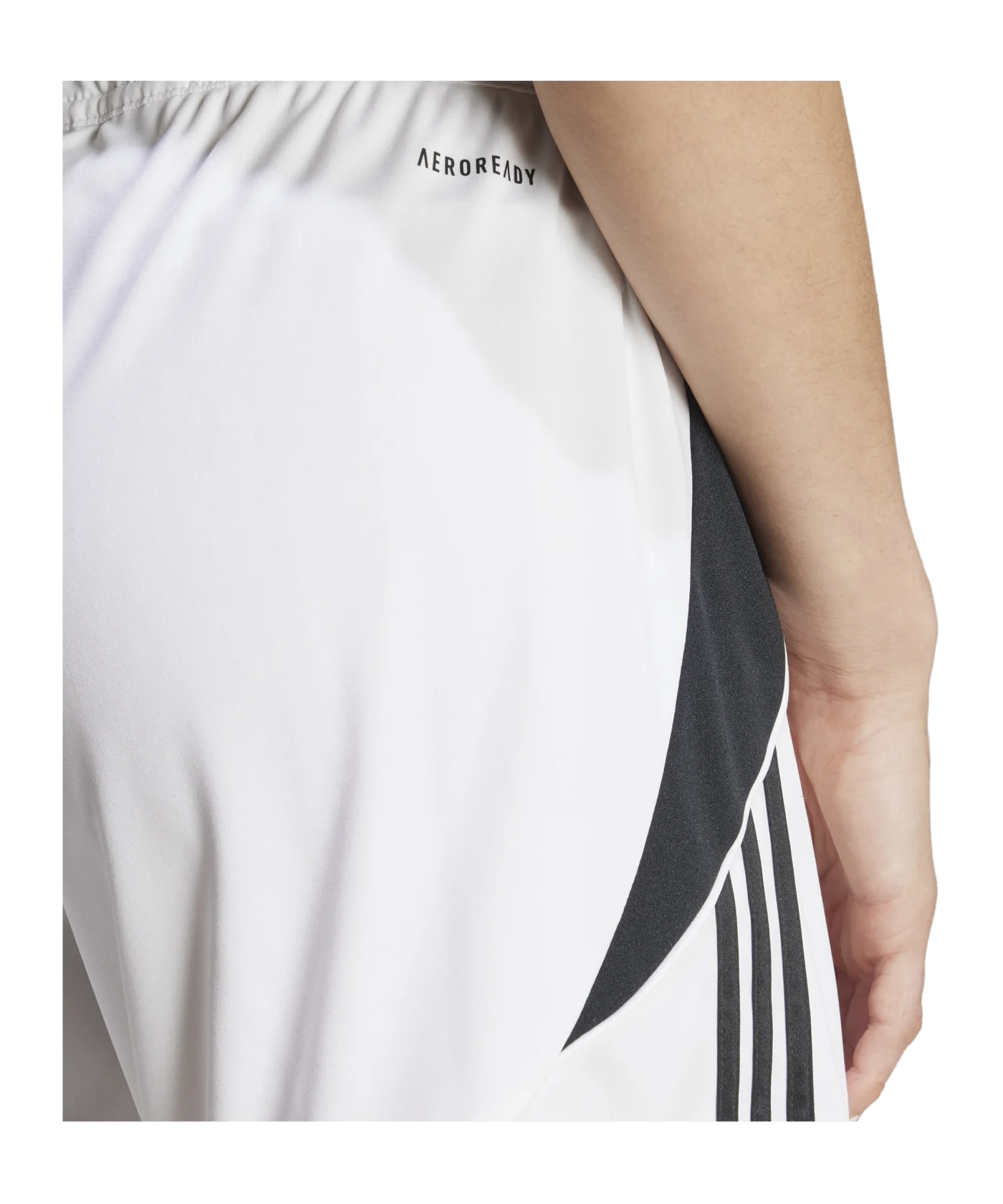 adidas Tiro 24 Short Damen Weiss Schwarz