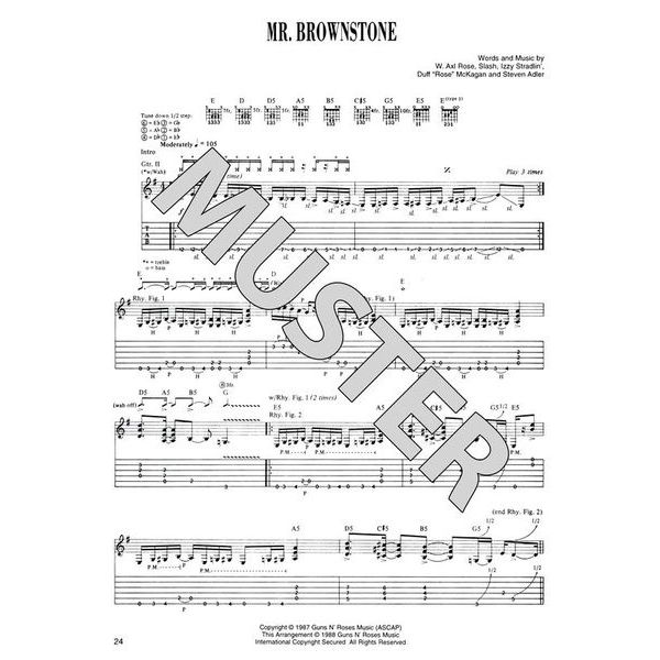 Music Sales Guns n Roses Anthology