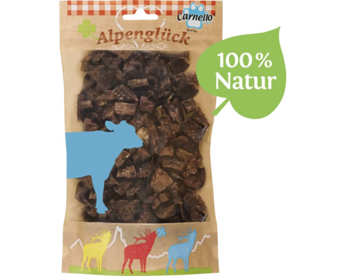 Carnello Alpenglück Luftikus hondensnack van runderlong, soja-, glutenvrij en graanvrij, ca. 100 g