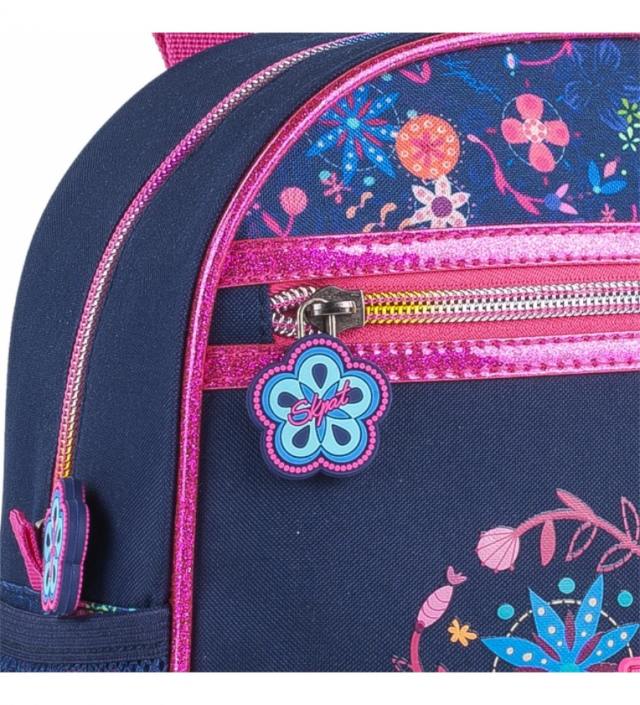 Mochila infantil Skpat 131534 Azul Marinho - 23x25x10cm -