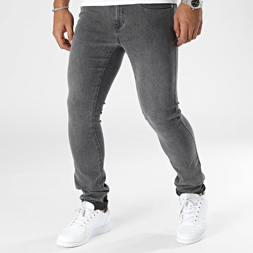 Jean Skinny Warp Gris Anthracite