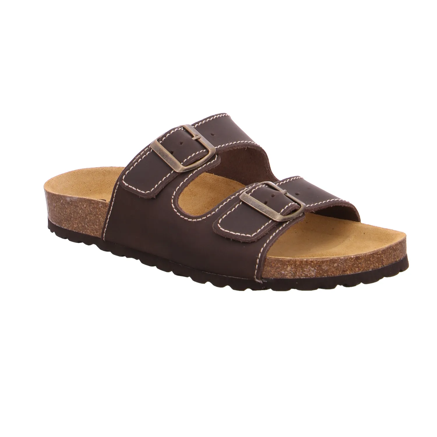 BIOLife Bio-Mûles Braun Leder