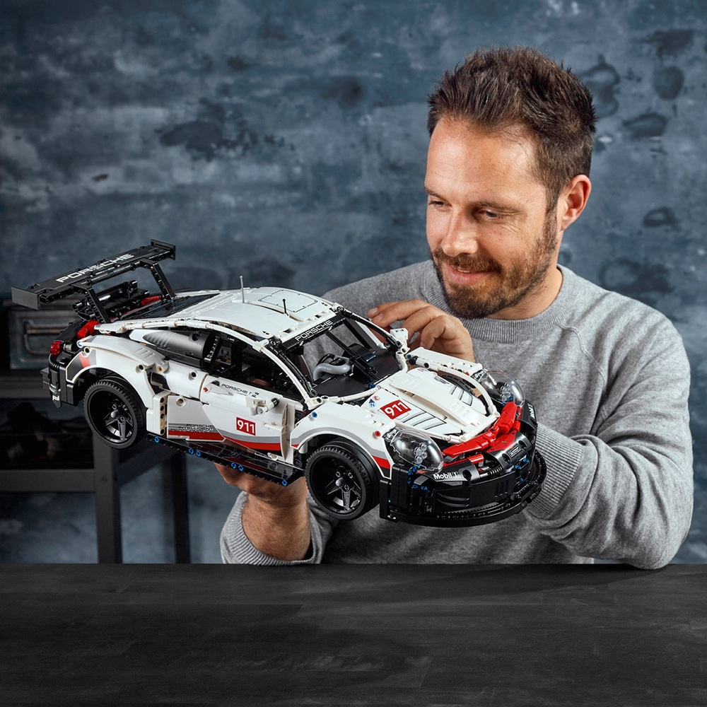 LEGO Technic 42096 Porsche 911 RSR Rennwagen Spielzeugmodell-Set