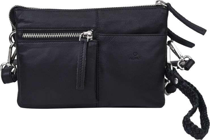 ADAX Amalfi combi clutch Oxana Sort