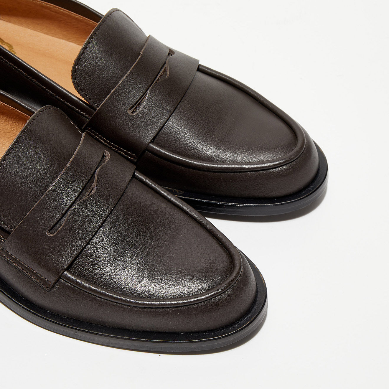 Apologie Mocassins en Cuir Mahault marron