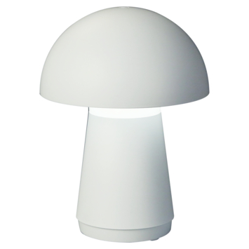 Tafellamp Mush draadloos LED 3W USB oplaadbaar, wit