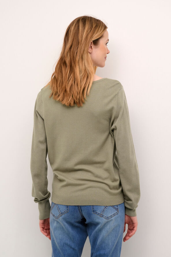 Cream CRDela Knit Pullover Overland trek