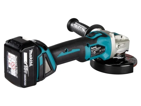 Makita DGA521ZX1 - Vinkelkværn - ledningfri - 125 mm - 18 V - SOLO