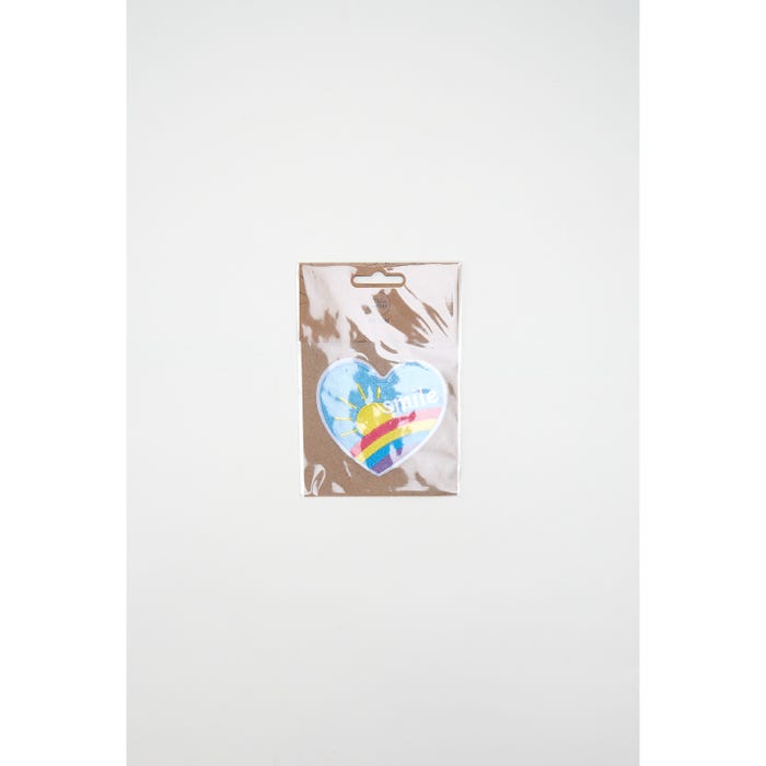 Atelier Veritas-Patch hart regenboog 8,5x8cm