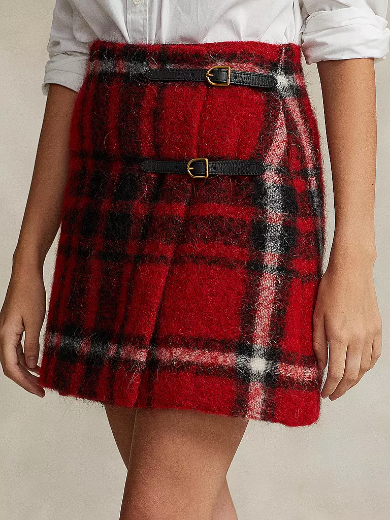 POLO RALPH LAUREN Minirock dunkelrot