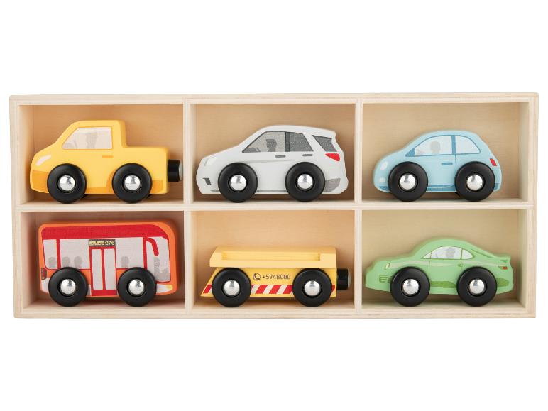 Houten speelgoed auto's