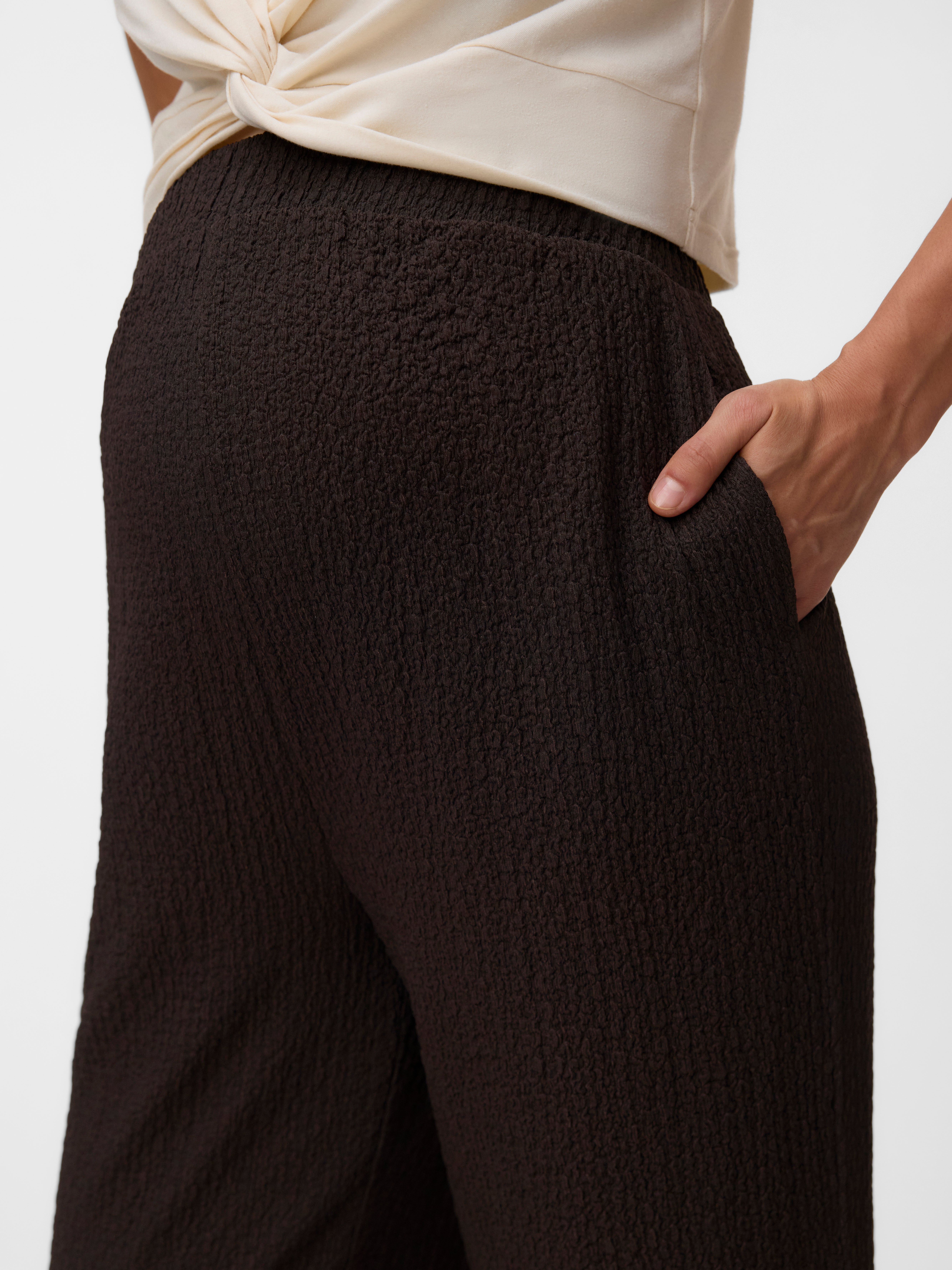 Wide leg fit Broeken