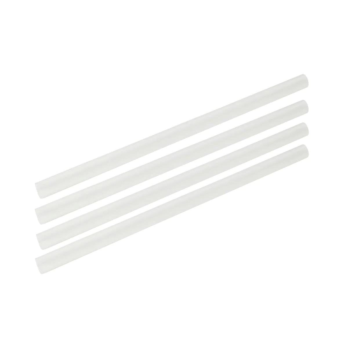 Lot de 8 pailles transparentes et réutilisables en plastique Fackelman