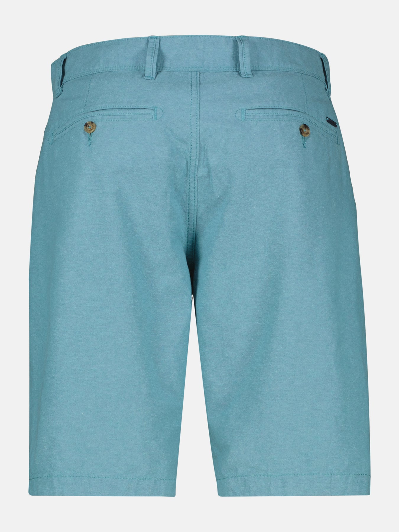 Chino-Bermuda mit Leinenanteil