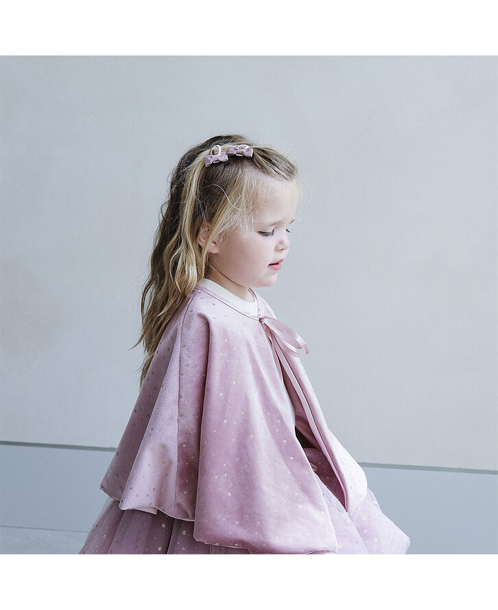 Mimi & Lula Mimi & Lula - Kappe - Velvet Princess Pink Luxe 3-8 år