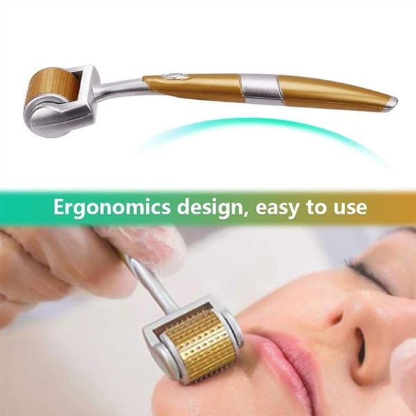 Dermaroller / Skin roller 0,5 mm - mikronålsverktøy med nåler i kirurgisk stål