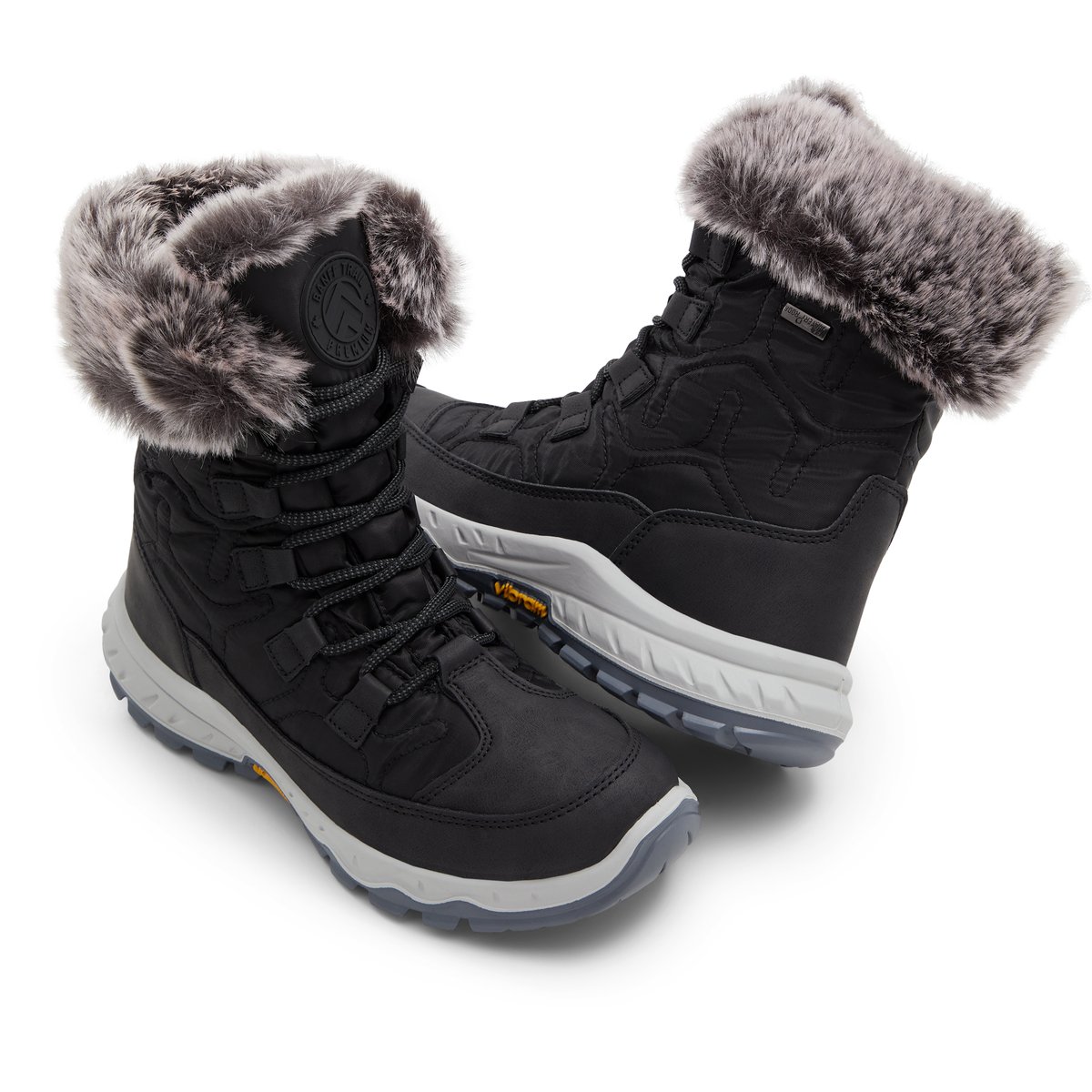 BANFF TRAIL PREMIUM-Vib-Bottes de randonnée - Semelle tracteur - Noir
