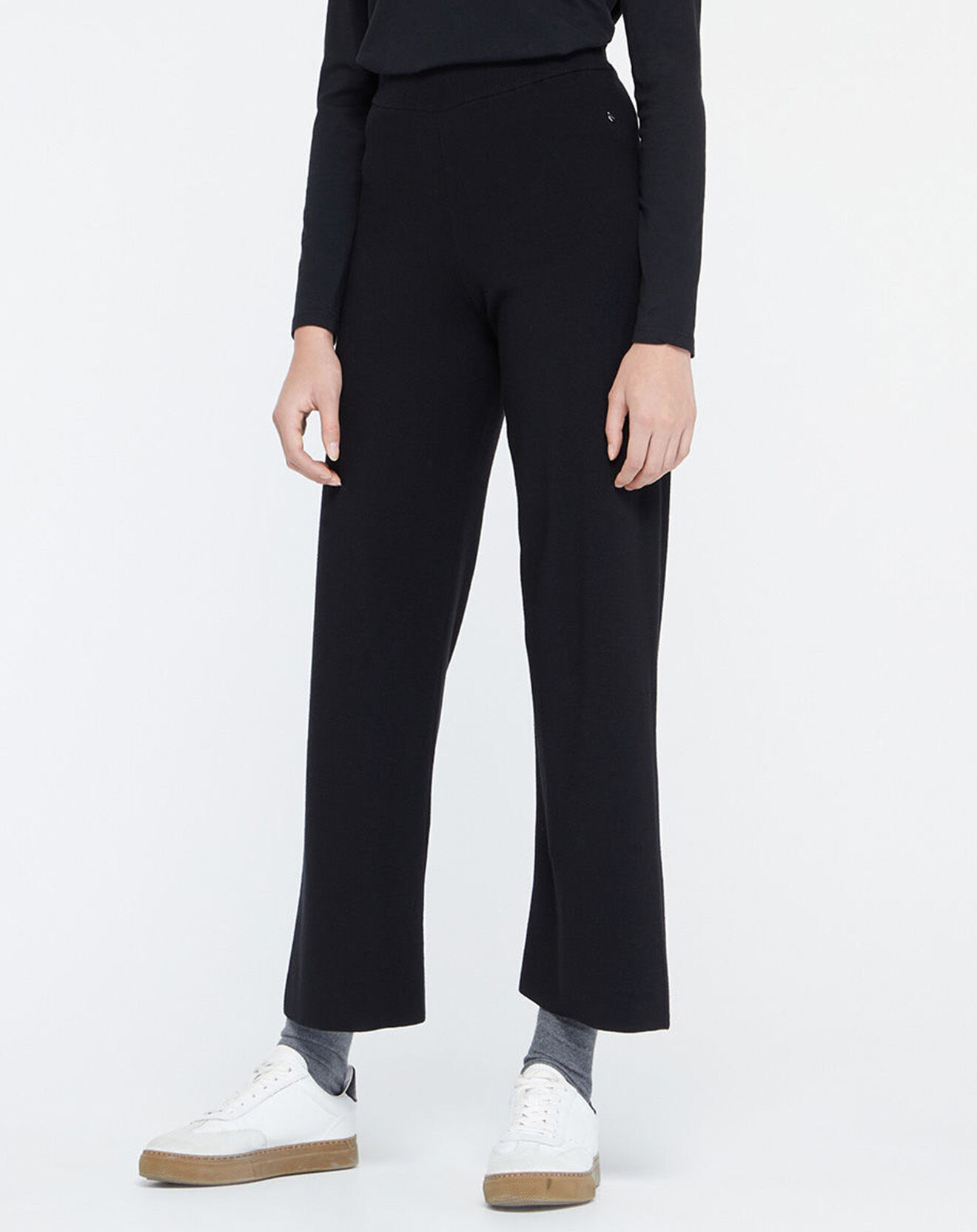 Yerse Pantalon large Elsa noir