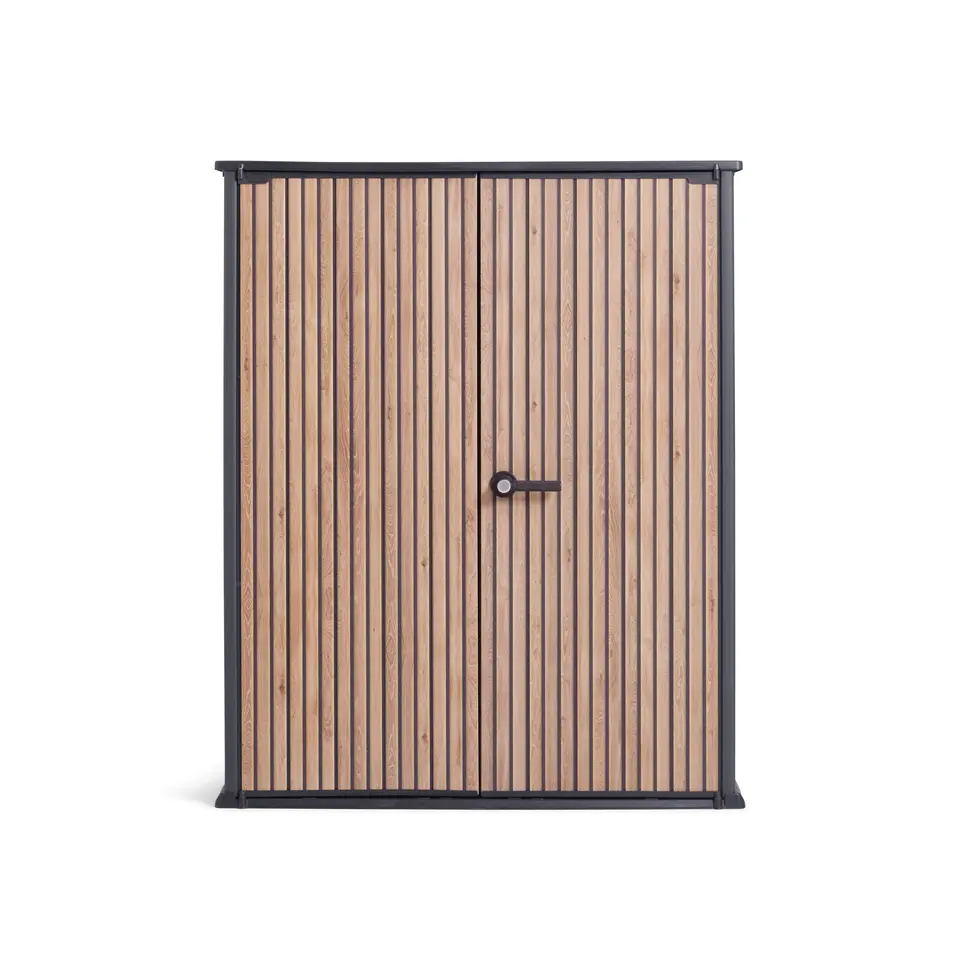 Keter Venetian Opbergkast - 140x73.6x170.4cm - Bruin