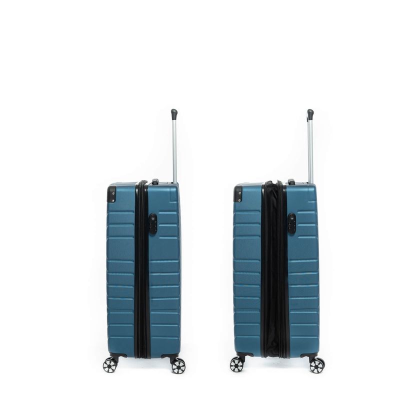 Lot de 3 valises rigides 2123 56, 67 et 77 cm Bleu