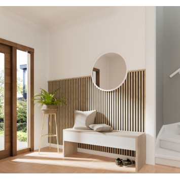 Decowall Acoustic eindprofiel eiken 260cm