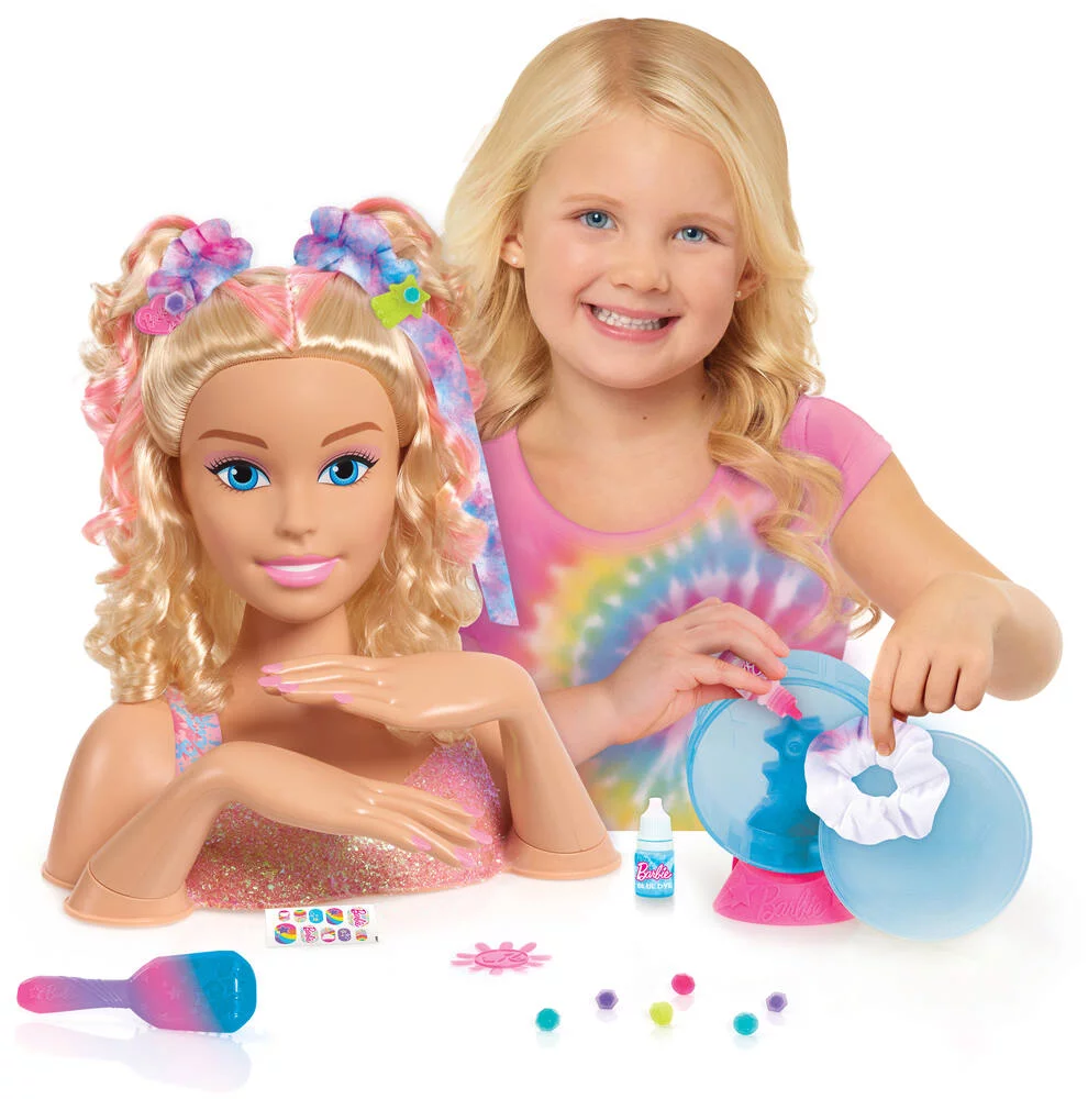 BARBIE - TETE A COIFFER TIE-DYE BLONDE