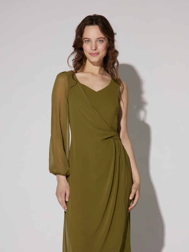 Robe one shoulder