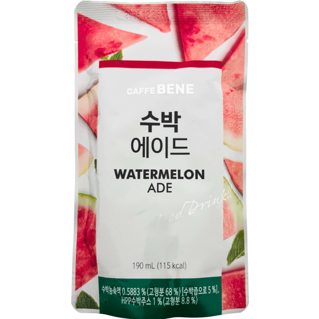 Caffe Bene Watermeloen Ade 190ml