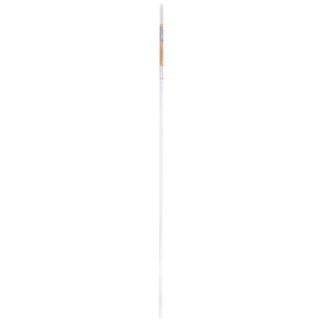 CanDo deur louvre dicht met paneel wit 198x39,4 cm