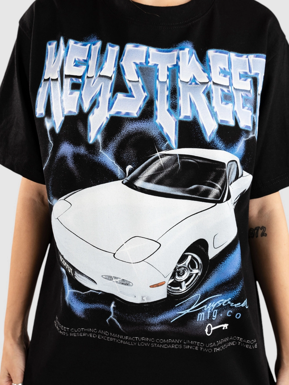 Key Street Heavy Rotation T-Shirt black