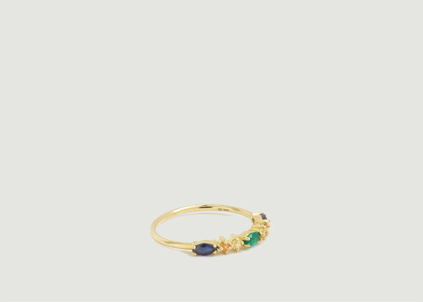 Bague Gaia 3 Verte Sophie d'Agon