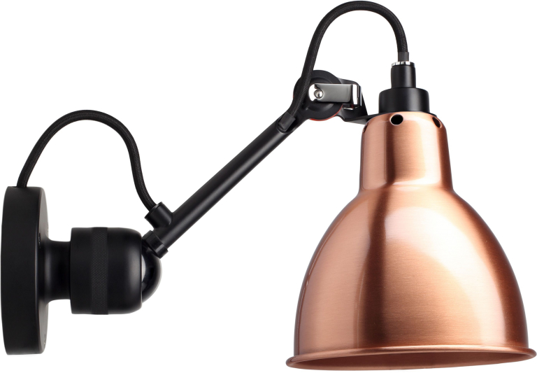 DCW éditions Lampe Gras N304 wandlamp koper