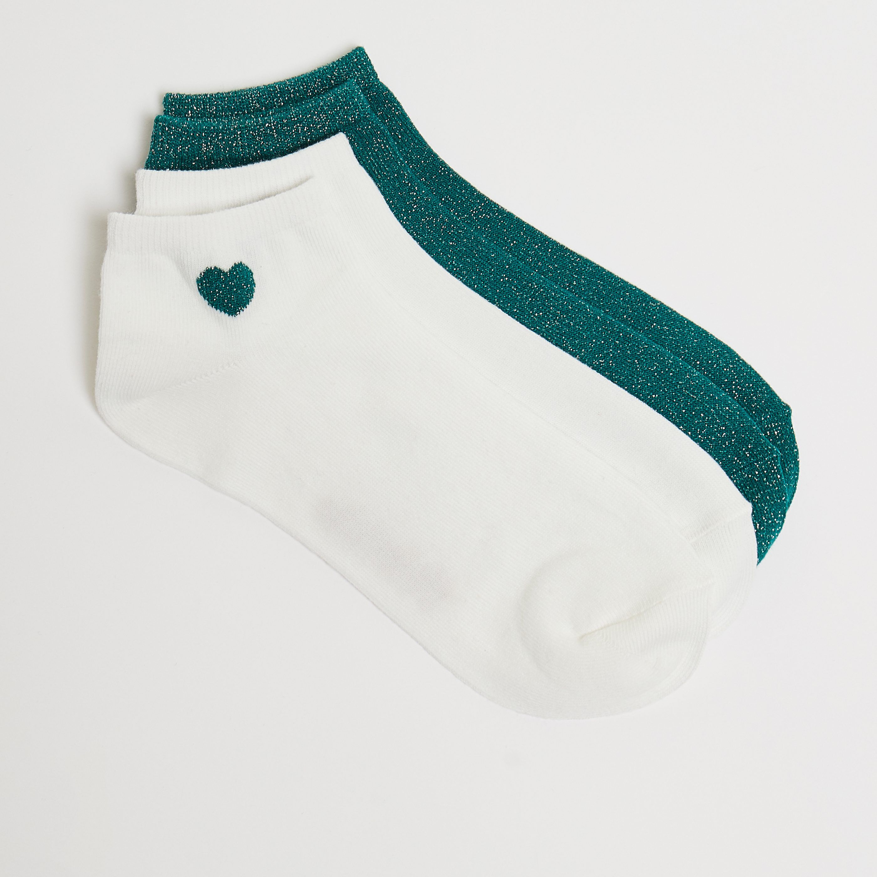 Lot de soquettes femme - VERT