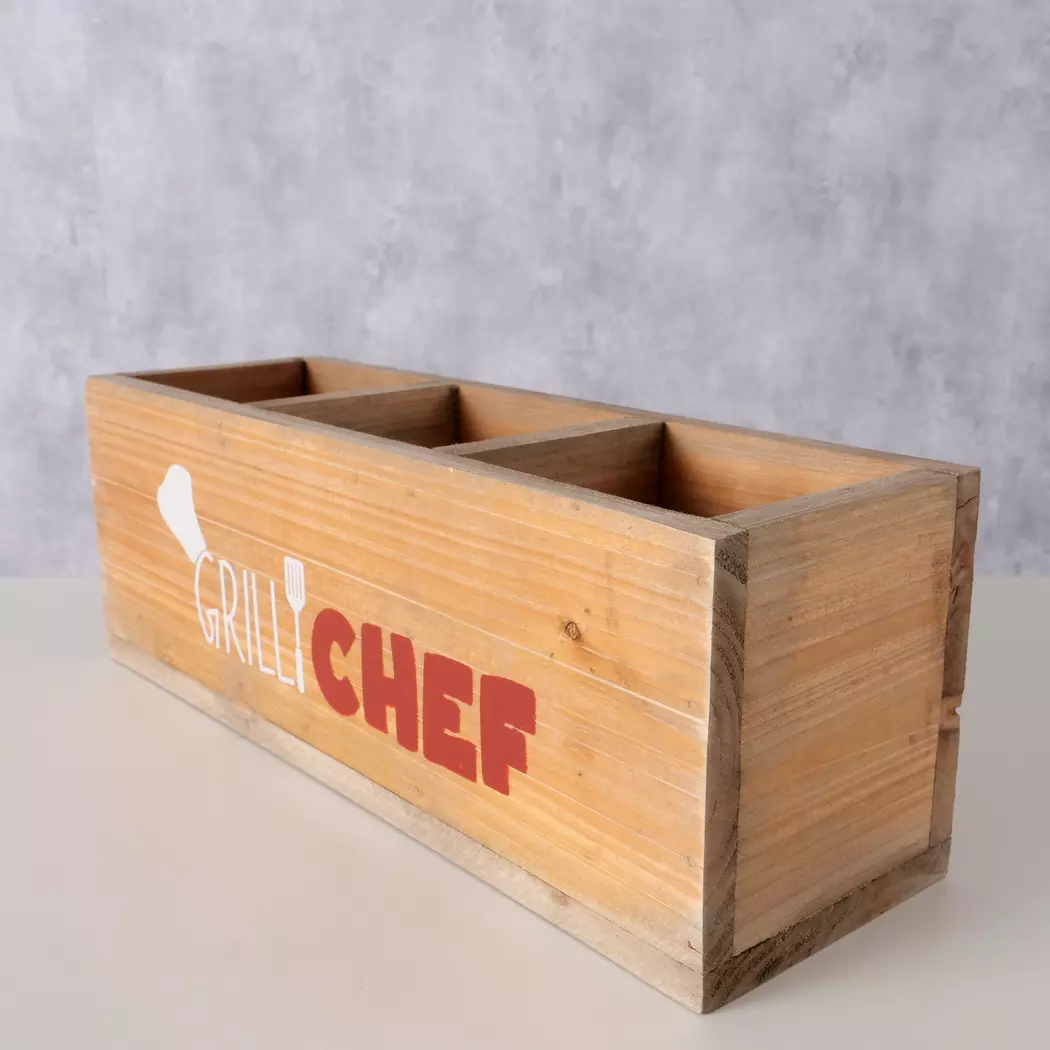 Aufbewahrungsbox Grillzeit 28 x 10 cm