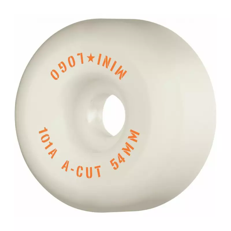 Roues skate MINI LOGO (jeu de 4) 54mm a-cut ii 101a white