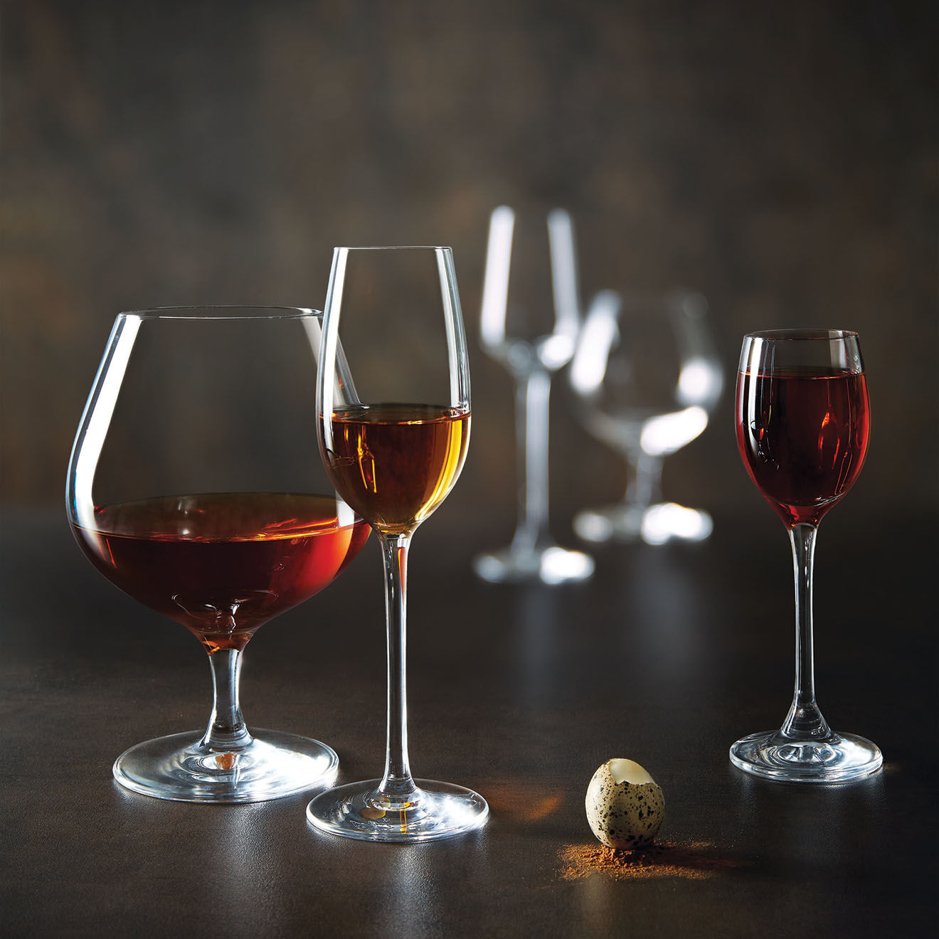 Chef & Sommelier 6 Verres à pied Spirits transparents - 7 cl