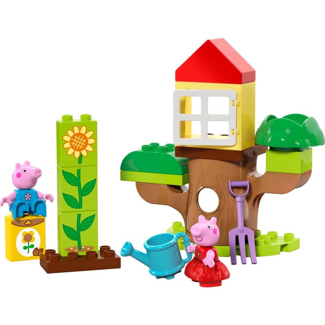 LEGO® DUPLO® Peppa Pig 10431 - Peppas Garten mit Baumhaus