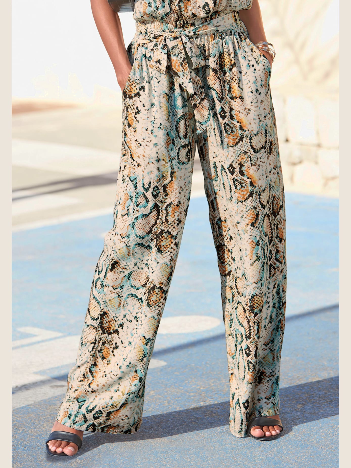 Pantalon coupe ample tendance