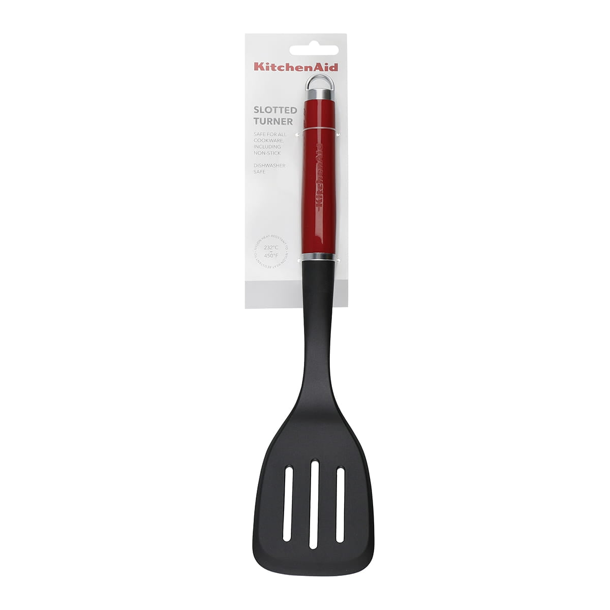 Spatel met Sleuven - Empire Red - Hittebestendig - KitchenAid