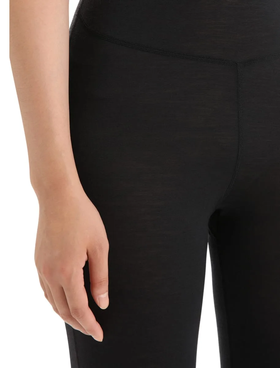 Icebreaker Women's 125 Zoneknit™ Leggings Black/Jet Heather/Cb